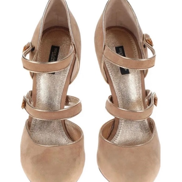NEW DOLCE & GABANNA  Maryjane Heels, With Original Box and Sleeper 36.5  6.5 - Picture 2 of 10